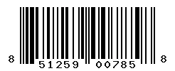 UPC barcode 851259007858