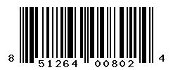 UPC barcode number 851264008024