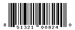 UPC barcode number 851321008240