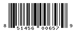 UPC barcode number 851456006579