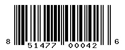 UPC 851477000426 barcode image