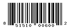 upc 851510006002 barcode image
