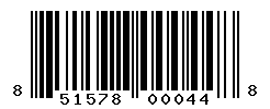UPC barcode number 851578000448