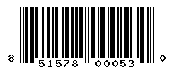 UPC barcode number 851578000530