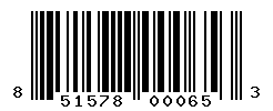 UPC barcode number 851578000653