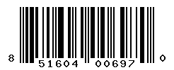 UPC barcode number 851604006970