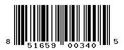 UPC barcode 851659003405