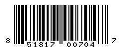 851817007047 barcode