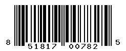 851817007825 barcode
