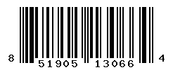 UPC barcode number 851905130664