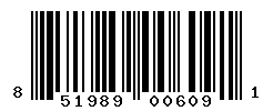 UPC barcode number 851989006091