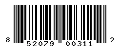 UPC barcode 852079003112
