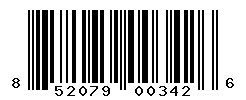 UPC barcode number 852079003426
