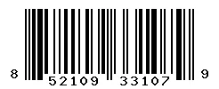 UPC barcode 852109331079