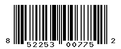 UPC barcode number 852253007752