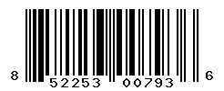 UPC barcode number 852253007936