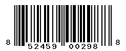 UPC barcode number 852459002988