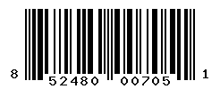 UPC barcode number 852480007051