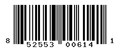 UPC barcode number 852553006141