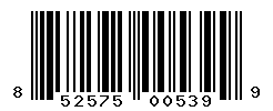 UPC barcode number 852575005399