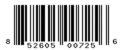 852605007256 barcode