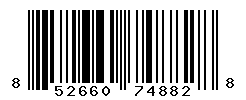 UPC barcode number 852660748828