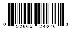UPC barcode number 852665240761