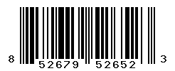 UPC barcode number 852679526523