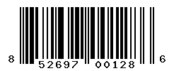 UPC barcode number 852697001286