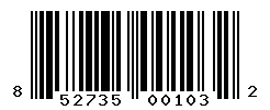 UPC barcode number 852735001032