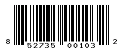 UPC barcode 852735001032