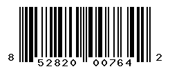 upc 852820007642 barcode image