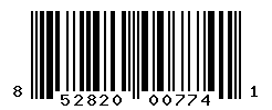 upc 852820007741 barcode image
