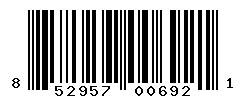 UPC barcode number 852957006921