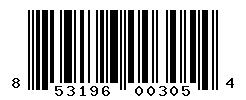 UPC barcode number 853196003054