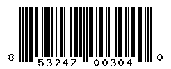 UPC barcode number 853247003040