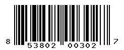 UPC barcode number 853802003027