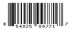 UPC barcode 854025007717