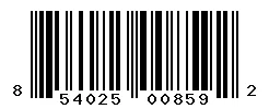 UPC barcode 854025008592
