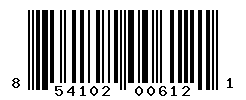 UPC barcode number 854102006121