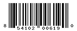 UPC barcode number 854102006190