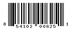 UPC barcode number 854102006251