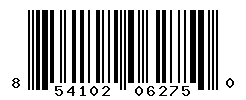 UPC barcode number 8541020062750