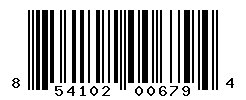 UPC barcode number 854102006794