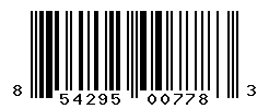 UPC barcode number 854295007783