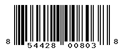 UPC barcode number 854428008038