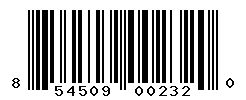 UPC barcode number 854509002320