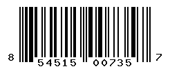 UPC barcode number 854515007357