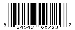 upc 854543007237 barcode image