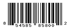 UPC barcode 854585858002